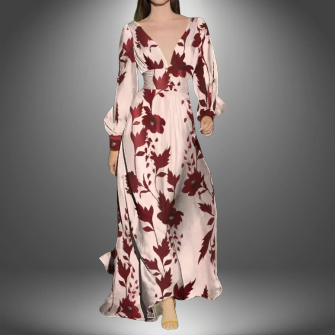 Aisha | Long Flattering Ladies Dress